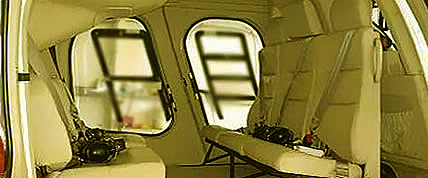 Interior del helicóptero MD 902 Carta